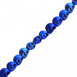 Corona de Cuentas de Howlita 14 x 17 mm