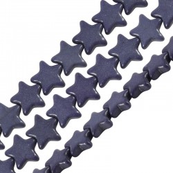 Passante di Howlite Stella 15mm (~33pz/filo)