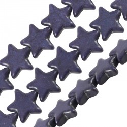 Passante di Howlite Stella 20mm (~24pz/filo)