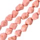 Perle Irrégulière en Howlite Ronde Petite Taille 12 mm