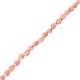 Perla Irregolare Rotonda in Howlite Rosa 15 mm