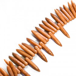 Pendente a Forma di ago in Howlite 25 mm