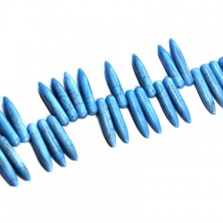Pendente a Forma di ago in Howlite 25 mm