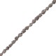 Perla Irregolare in Howlite Rotonda Grigia 15 mm