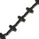 Passante di Howlite Croce ~20x30mm (~13pz/filo)