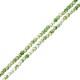 Perle facetée en semi-précieuse Howlite 4mm (~102pcs/fil)