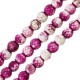 Howlite Bead Round Purple Faceted 6mm Ø1.4mm (~66pcs)