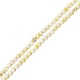 Perlina di Howlite Sfaccettata 6mm (~66pz/filo)