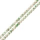 Perlina di Howlite Sfaccettata 8mm (~50pz/filo)