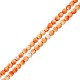 Perlina di Howlite Sfaccettata 8mm (~50pz/filo)