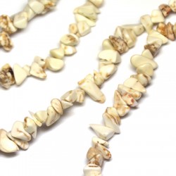 Distanziatore di Howlite Irregolare 3-5mm (~326pz/filo)