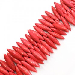 Perlina Passante di Howlite Unghia (105pz./filo)