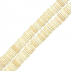 Perlina Rotonda di Howlite 6mm/3mm (Ø1mm) (135pz.)