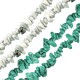 Copeaux de Perles D'Howlite (~5-8 mm Ø~0.6 mm (~227 Pièces)