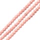 Howlite Bead Round Pink (~2-2.5mm (~190pcs)
