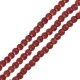 Howlite Bead Round Red (~2-2.5mm (~190pcs)