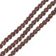 Χαολίτης Χάντρα Στρογγυλή Καφέ (~2-2.5mm (~190τμχ)