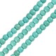 Howlite Bead Round Turquoise 3mm Ø~0.5mm (~130pcs)
