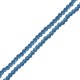 Perle Ronde en Howlite bleu Denim Clair 3 mm Ø~0.5 mm (~130 Pièces)