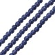 Howlite Bead Round Dark Blue 3mm Ø~0.5mm (~130pcs)