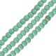Perline di Howlite Rotonde Verde Scuro 3 mm Ø~0.5 mm (~130 Pezzi)