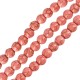 Howlite Bead Round Pink 3mm Ø~0.5mm (~130pcs)