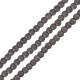 Howlite Bead Round Grey 3mm Ø~0.5mm (~130pcs)