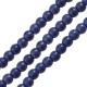 Howlite Bead Round Blue 4mm (~Ø1.2mm (~100pcs)