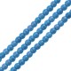 Χαολίτης Χάντρα Στρογγυλή Μπλε 4mm Ø1.2mm (~100τμχ)