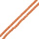 Χαολίτης Χάντρα Στρογγυλή Σομόν 4mm Ø1.2mm (~100τμχ)