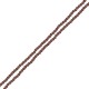 Perla di Howlite Rotonda Marrone Scuro 4 mm (~Ø1.2 mm (~100 pz)