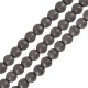 Perla di Howlite Rotonda Grigia 4 mm (~Ø1.2 mm (~100 pz)