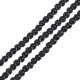 Perla di Howlite Rotonda Nera 4 mm (~Ø1.2 mm (~100 pz)