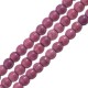Χαολίτης Χάντρα Στρογγυλή Μωβ 4mm Ø1.2mm (~100τμχ)