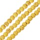 Howlite Bead Round Yellow 4mm (~Ø1.2mm (~100pcs)
