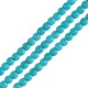 Howlite Bead Round Turquoise 5mm (~80τμχ)