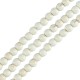 Perle D'Howlite Ronde Blanche 5 mm (~80 μm)