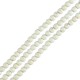 Perle D'Howlite Ronde Blanche 5 mm (~80 μm)