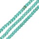 Χαολίτης Χάντρα Στρογγυλή Τυρκουάζ 6mm Ø~1.2mm (~65τμχ)