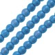 Howlite Bead Round Sky Blue 8mm Ø~1.6mm (~50pcs)