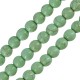 Perla di Howlite Rotonda Verde 8 mm Ø~1.6 mm (~50 Pezzi)