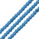 Χαολίτης Χάντρα Στρογγυλή Μπλε 10mm Ø~1.6mm (~38τμχ)