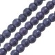 Χαολίτης Χάντρα Στρογγυλή Μπλε 10mm Ø~1.6mm (~38τμχ)