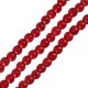 Howlite Bead Round Red 10mm Ø1.6mm (~38pcs)