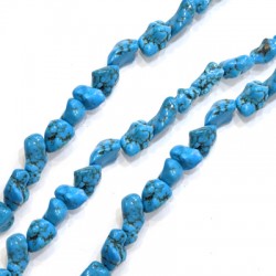 Perlina di Howlite Irregolare (9x12mm) (36pz./filo)