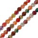 Perle sémi-précieuse facettée en Agate 4mm (~91pcs/fil)
