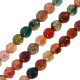 Bola Semipreciosa de Ágata Facetada 4mm (~91pcs/tira)