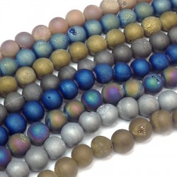 Brazilian Agate Bead Round 8mm (~48pcs)