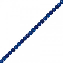 Bola Semipreciosa de Agata Facetada y Plana ~6mm ~2x2.5mm (~63pcs/tira)