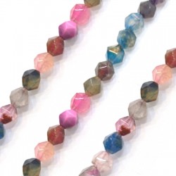 Perle D'Agate Facettée 6 mm (64 Pièces)